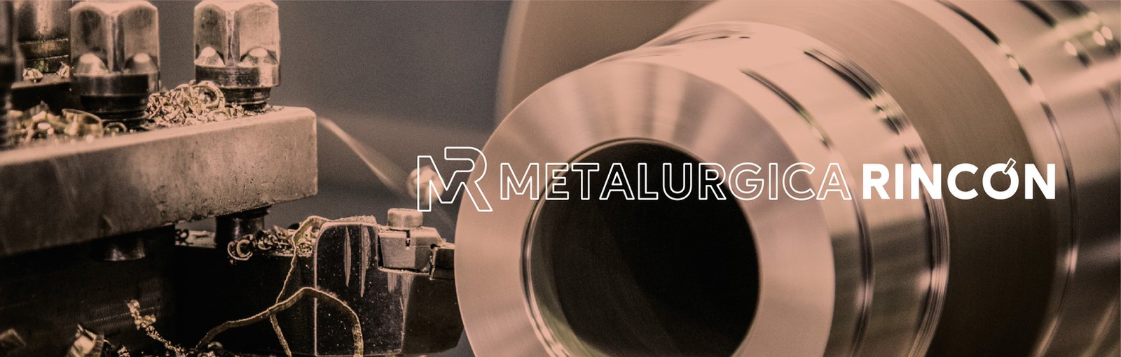 Metalúrgica Rincón — pieza montada en el torno